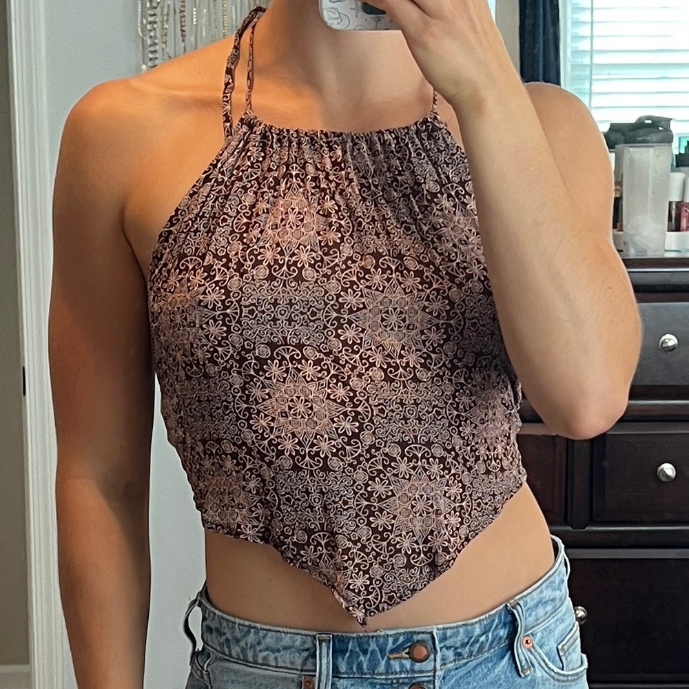 Handkerchief Crop Top